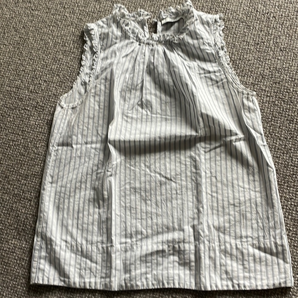 EUC 0039 Italy stripe top Sz M